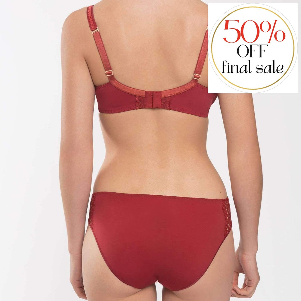 Maison Lejaby Wings Slip Bikini Briefs G61863-Panties-Maison Lejaby-Vintage Lipstick-Small-Anna Bella Fine Lingerie, Reveal Your Most Gorgeous Self!