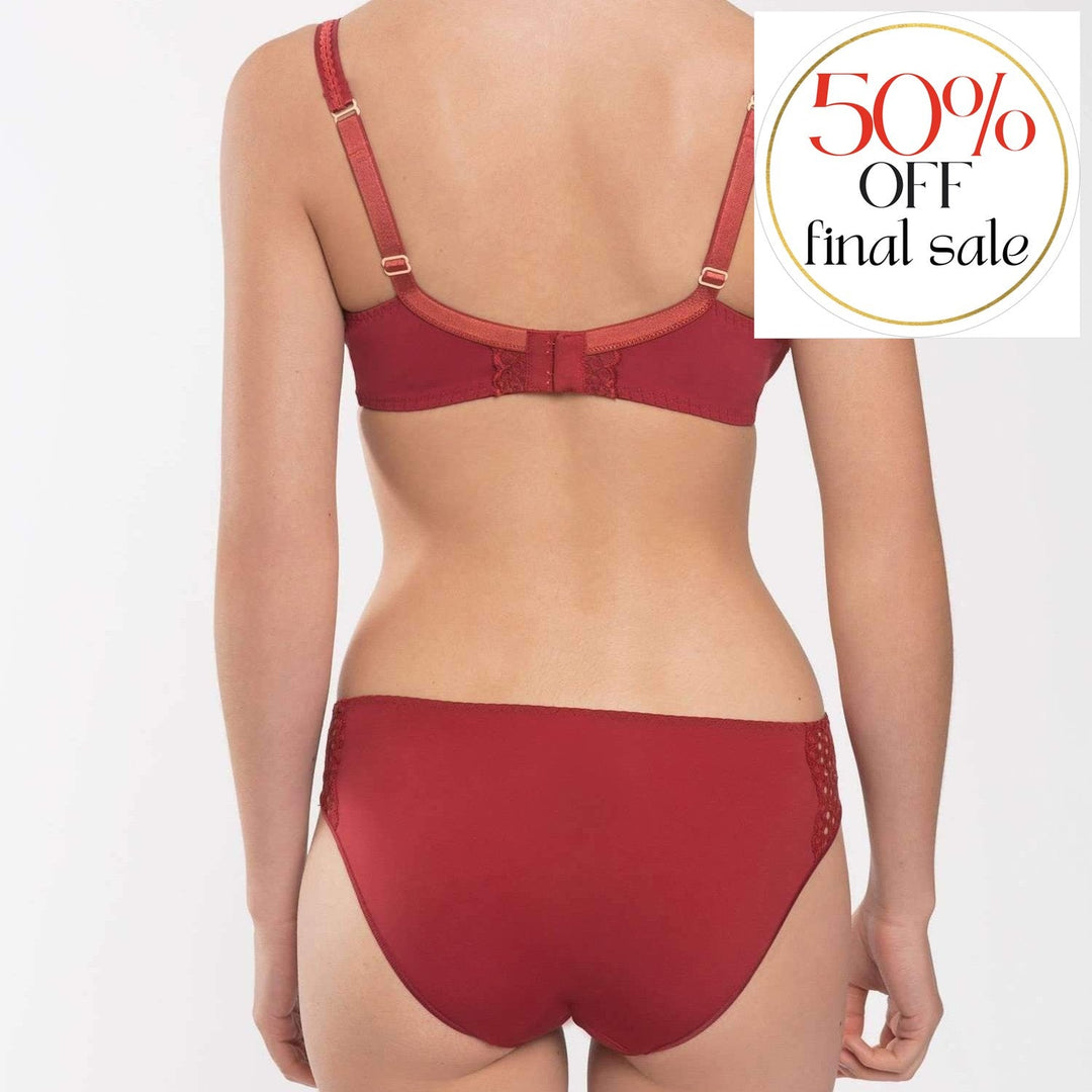 Maison Lejaby Wings Slip Bikini Briefs G61863-Panties-Maison Lejaby-Vintage Lipstick-Small-Anna Bella Fine Lingerie, Reveal Your Most Gorgeous Self!