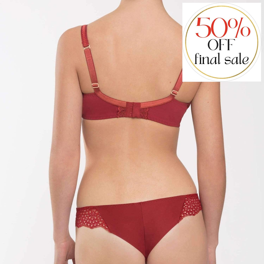 Maison Lejaby Wings Tanga G61862-Panties-Maison Lejaby-Vintage Lipstick-XSmall-Anna Bella Fine Lingerie, Reveal Your Most Gorgeous Self!