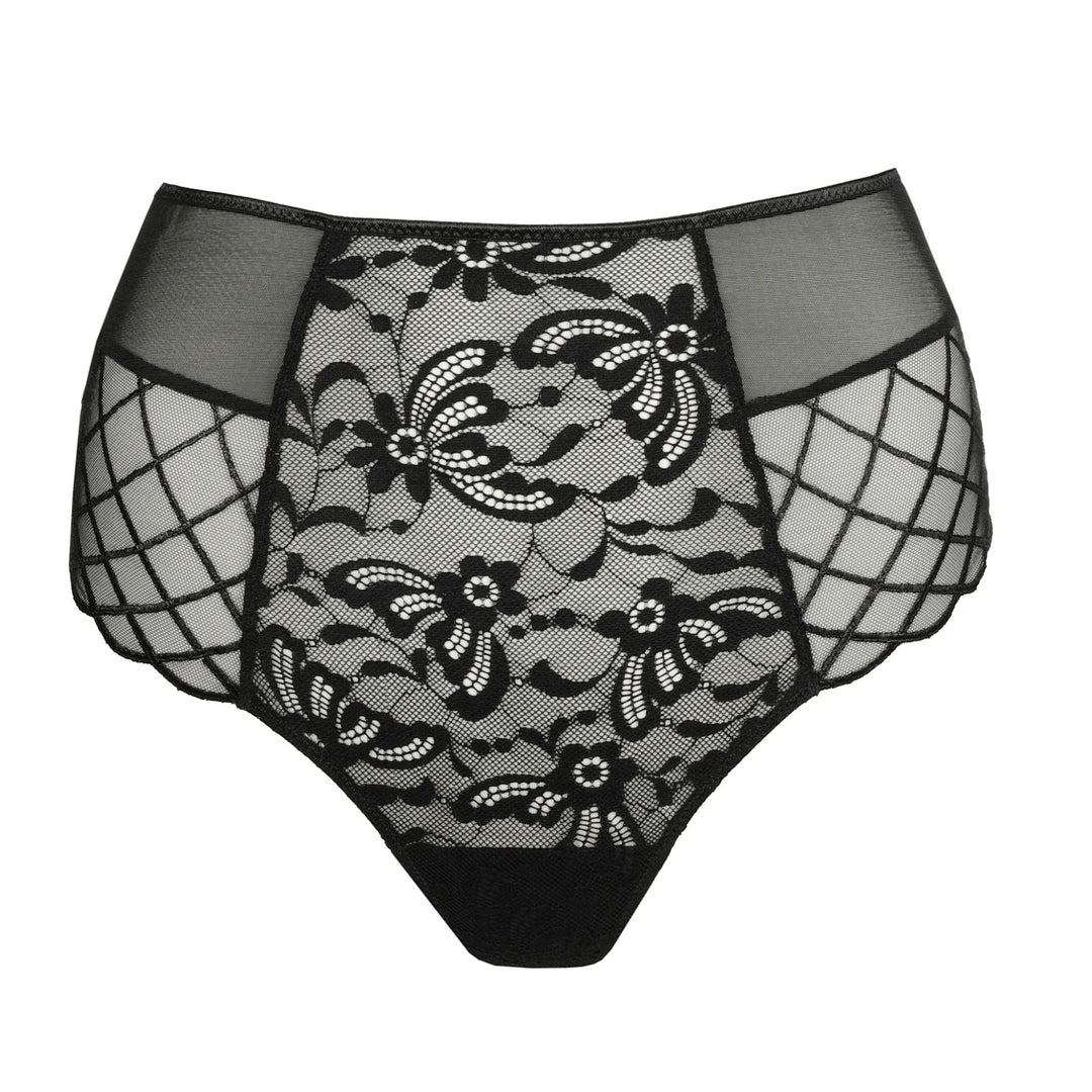 Marie Jo Aven Luxury Thong 0602911-Panties-Marie Jo-Black-Small-Anna Bella Fine Lingerie, Reveal Your Most Gorgeous Self!