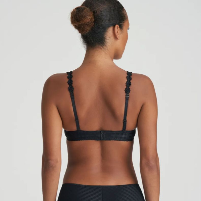 Marie Jo Avero Padded Balcony Bra in Black 0100419-Bras-Marie Jo-Black-34-F-Anna Bella Fine Lingerie, Reveal Your Most Gorgeous Self!