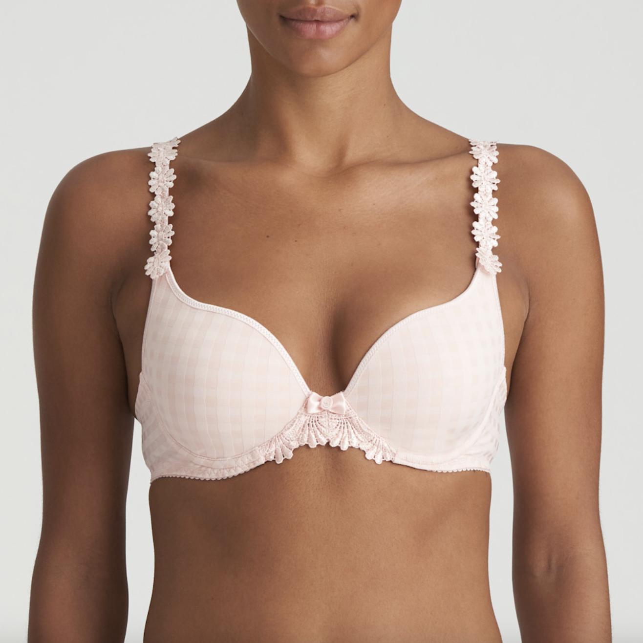 Marie Jo Avero Padded Heart Shaped Bra in Pearly Pink 0100416-Bras-Marie Jo-Pearly Pink-32-E-Anna Bella Fine Lingerie, Reveal Your Most Gorgeous Self!