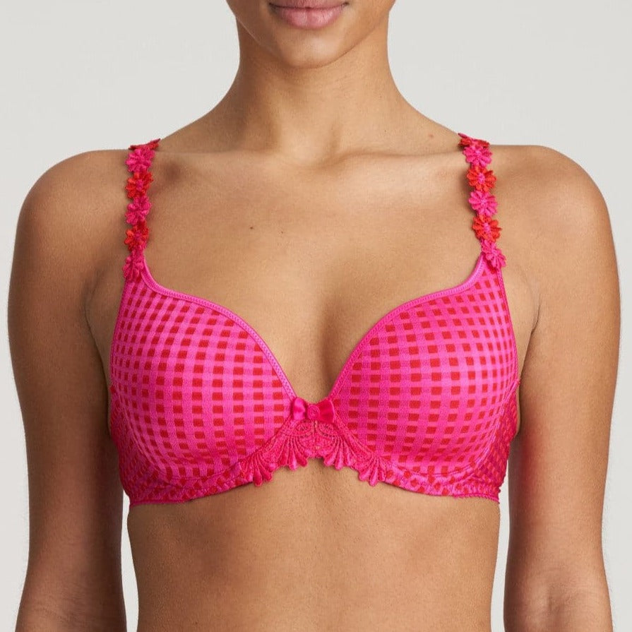 Marie Jo Avero Padded Heartshape Bra 0100416-Anna Bella Fine Lingerie-Electric Pink-32-D