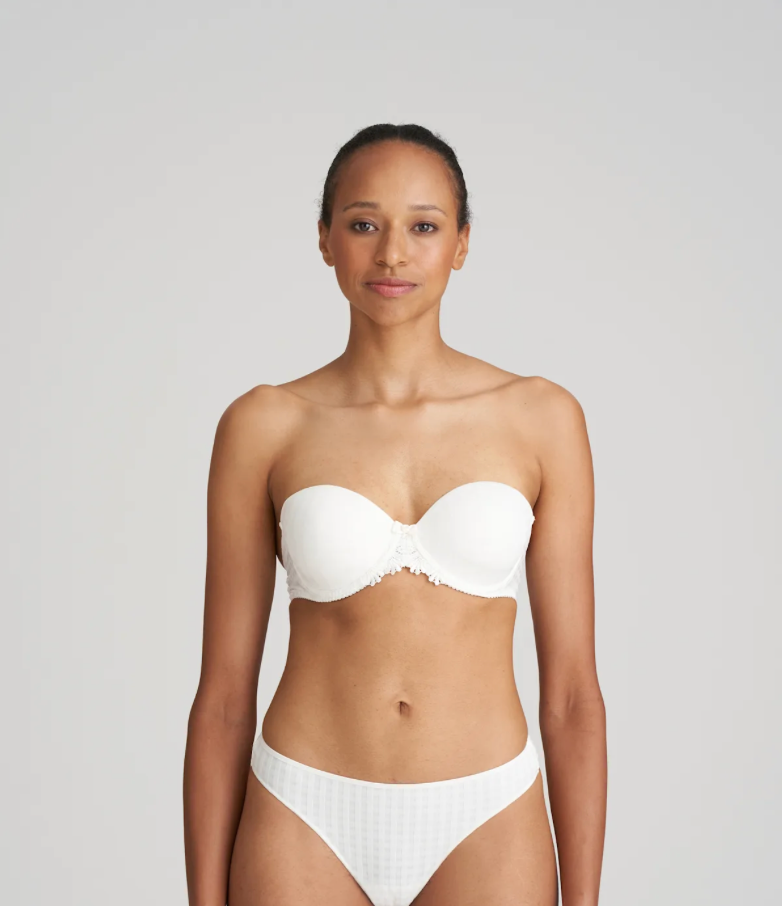 Marie Jo Avero Padded Strapless Bra in Natural 0100413-Strapless Bras-Marie Jo-Natural-32-E-Anna Bella Fine Lingerie, Reveal Your Most Gorgeous Self!