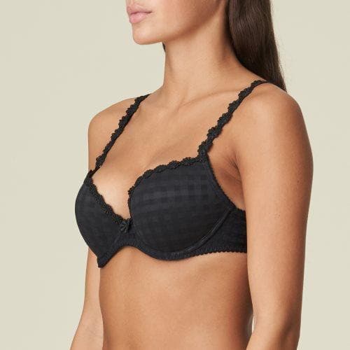 Marie Jo Avero Push-Up Bra in Black 0200417-Anna Bella Fine Lingerie-Black-32-D