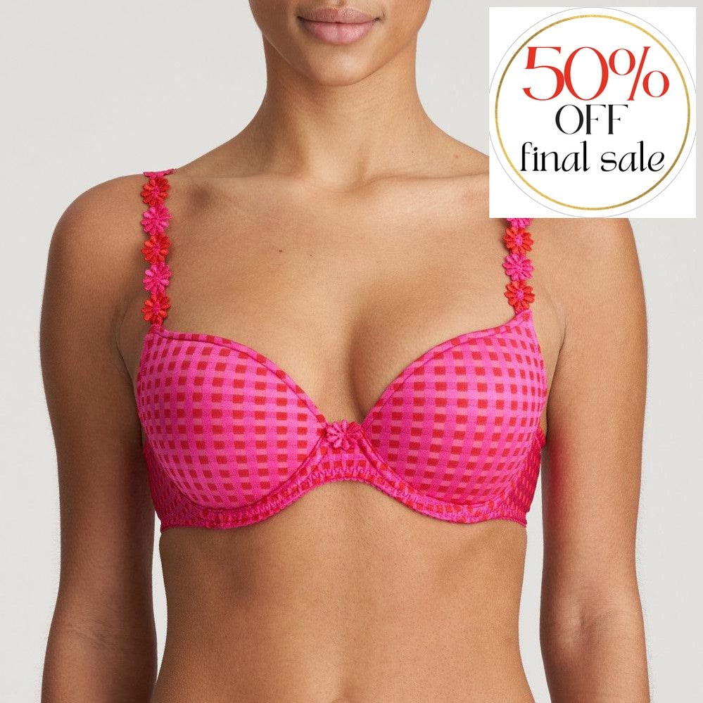 Marie Jo Avero Push up Avero in Electric Pink 0200417-Bras-Marie Jo-Electric Pink-34-A-Anna Bella Fine Lingerie, Reveal Your Most Gorgeous Self!