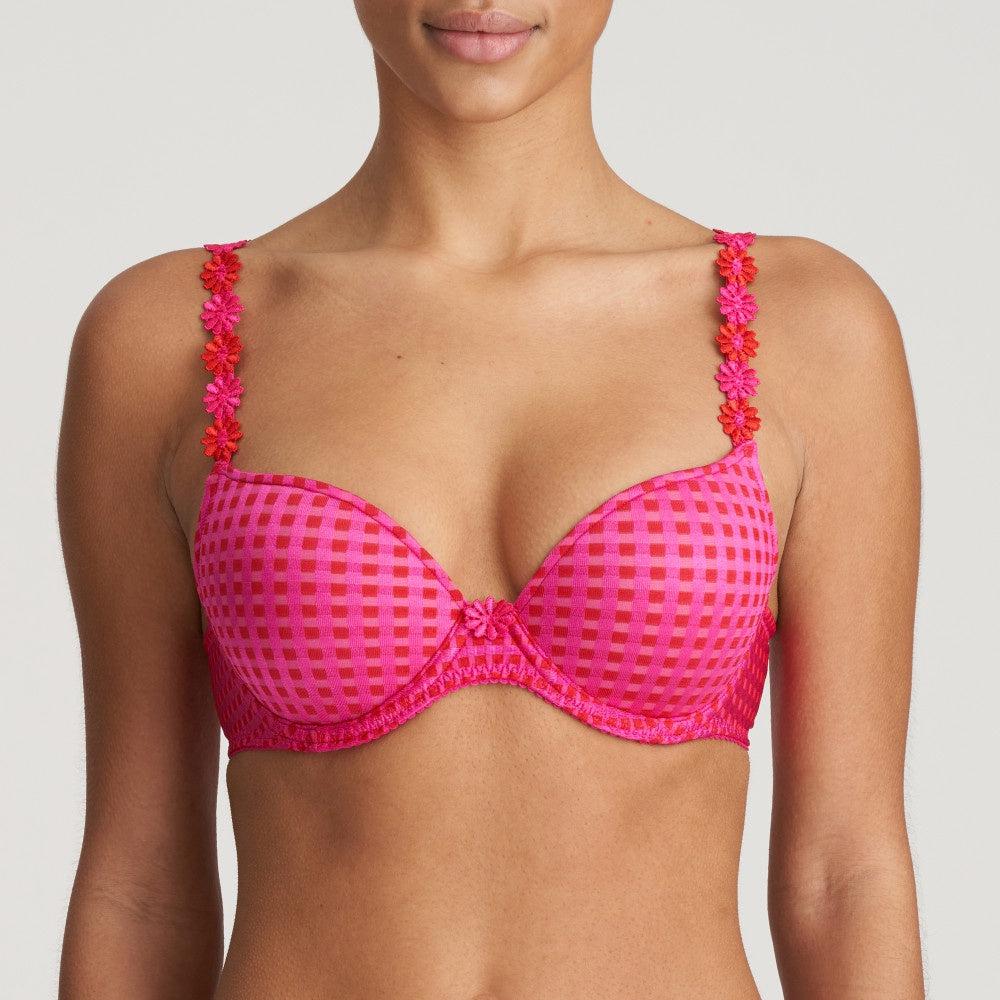 Marie Jo Avero Push up Avero in Electric Pink 0200417-Bras-Marie Jo-Electric Pink-34-A-Anna Bella Fine Lingerie, Reveal Your Most Gorgeous Self!
