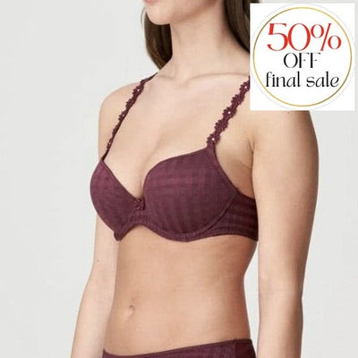 Marie Jo Avero Push up Avero in Wine 0200417-Bras-Marie Jo-Wine-34-A-Anna Bella Fine Lingerie, Reveal Your Most Gorgeous Self!