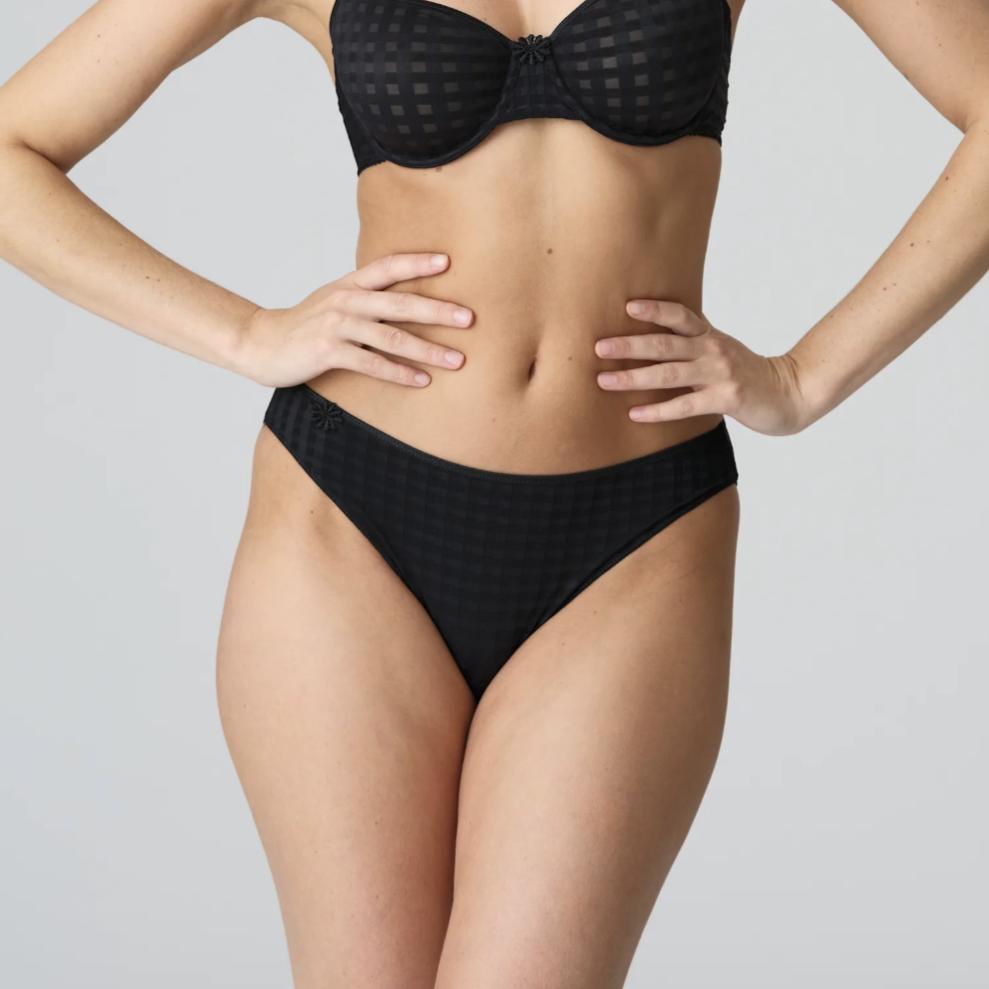 Marie Jo Avero Rio Brief in Black 0500410-Panties-Marie Jo-Black-Large-Anna Bella Fine Lingerie, Reveal Your Most Gorgeous Self!