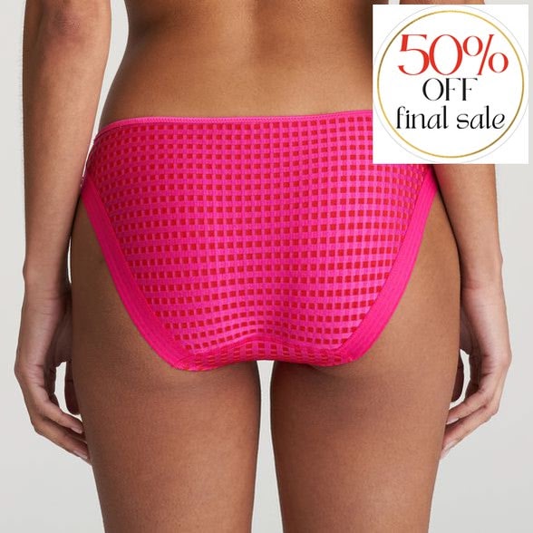 Marie Jo Avero Rio Brief in Electric Pink 0500410-Panties-Marie Jo-Electric Pink-Small-Anna Bella Fine Lingerie, Reveal Your Most Gorgeous Self!