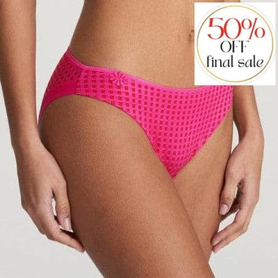 Marie Jo Avero Rio Brief in Electric Pink 0500410-Panties-Marie Jo-Electric Pink-Small-Anna Bella Fine Lingerie, Reveal Your Most Gorgeous Self!