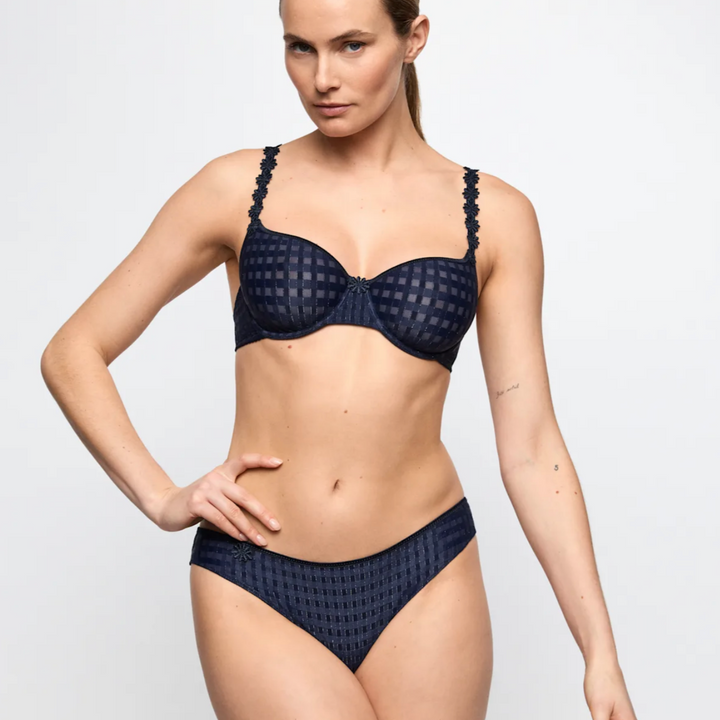 Marie Jo Avero Rio Brief in Velvet Blue 0500410-Panties-Marie Jo-Velvet Blue-XSmall-Anna Bella Fine Lingerie, Reveal Your Most Gorgeous Self!
