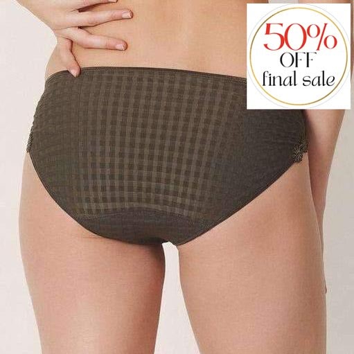 Marie Jo Avero Rio Briefs 0500413-Panties-Marie Jo-Kaki-Small-Anna Bella Fine Lingerie, Reveal Your Most Gorgeous Self!
