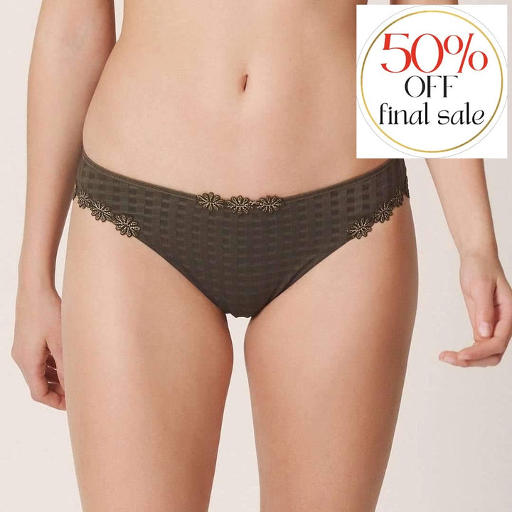 Marie Jo Avero Rio Briefs 0500413-Panties-Marie Jo-Kaki-Small-Anna Bella Fine Lingerie, Reveal Your Most Gorgeous Self!