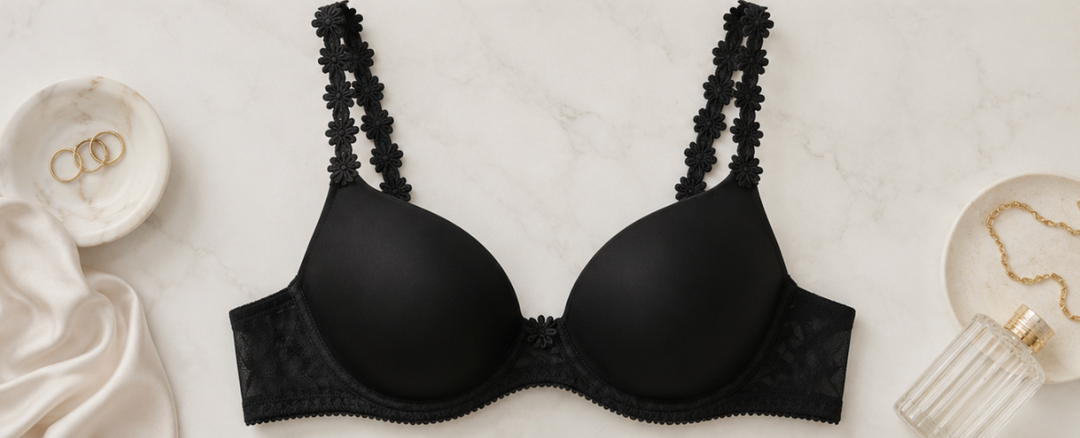 Marie Jo Avero Spacer Full Cup Bra in Black 0100414-Bras-Marie Jo-Black-34-D-Anna Bella Fine Lingerie, Reveal Your Most Gorgeous Self!