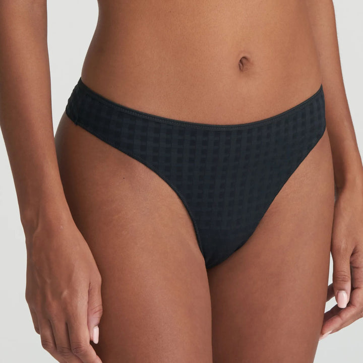Marie Jo Avero Thong in Black 0600410-Panties-Marie Jo-Black-Small-Anna Bella Fine Lingerie, Reveal Your Most Gorgeous Self!
