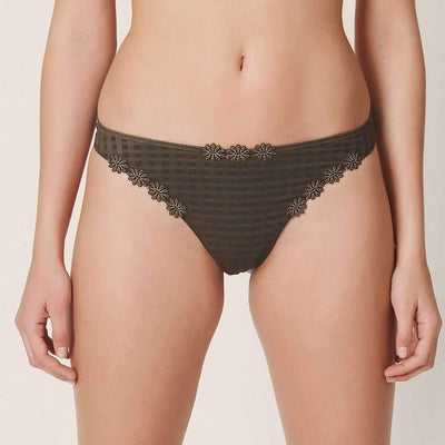 Marie Jo Avero Thong in Kaki 0600414-Anna Bella Fine Lingerie-Kaki-Small-