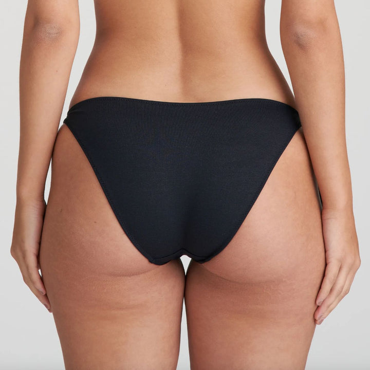 Marie Jo Dahu Bikini Briefs With Ropes 1006754 in Black-Swimwear-Marie Jo-Black-XSmall-Anna Bella Fine Lingerie, Reveal Your Most Gorgeous Self!