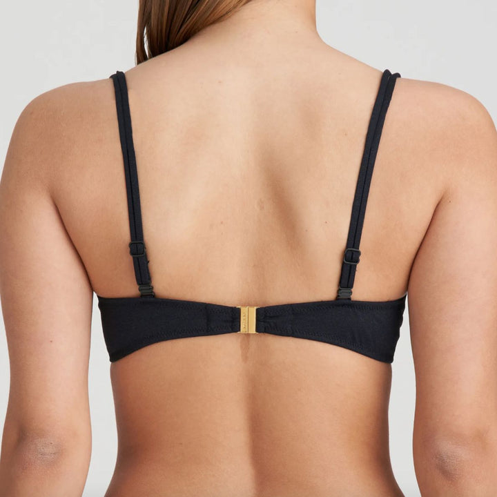 Marie Jo Dahu Padded Heartshape Bikini Top 1006716 in Black-Swimwear-Marie Jo-Black-32-C-Anna Bella Fine Lingerie, Reveal Your Most Gorgeous Self!