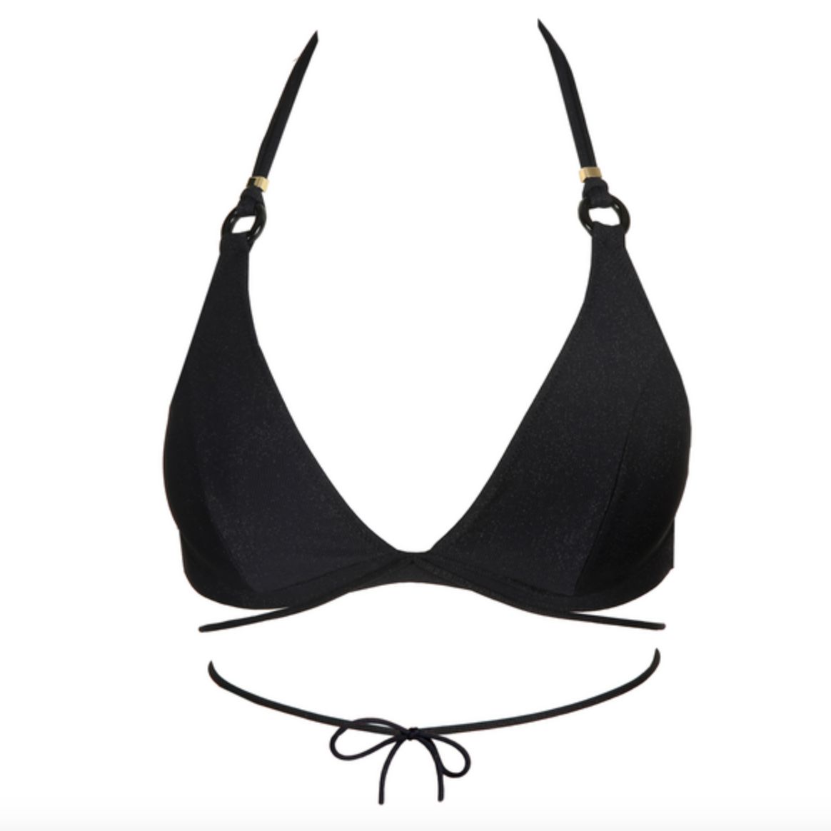 Marie Jo Dahu Triangle Bikini Top 1006713 in Black-Anna Bella Fine Lingerie-Black-Small-