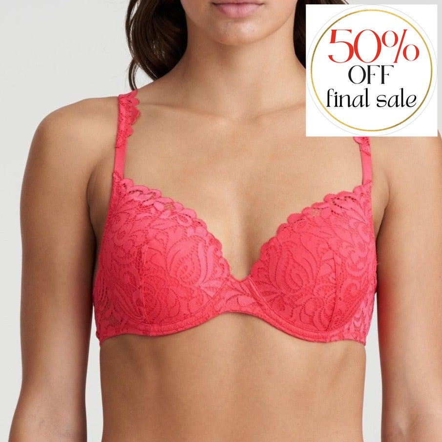 Marie Jo Elis Padded Heart Shape Bra in Spicy Berry 0102506-Anna Bella Fine Lingerie-Spicy Berry-34-C