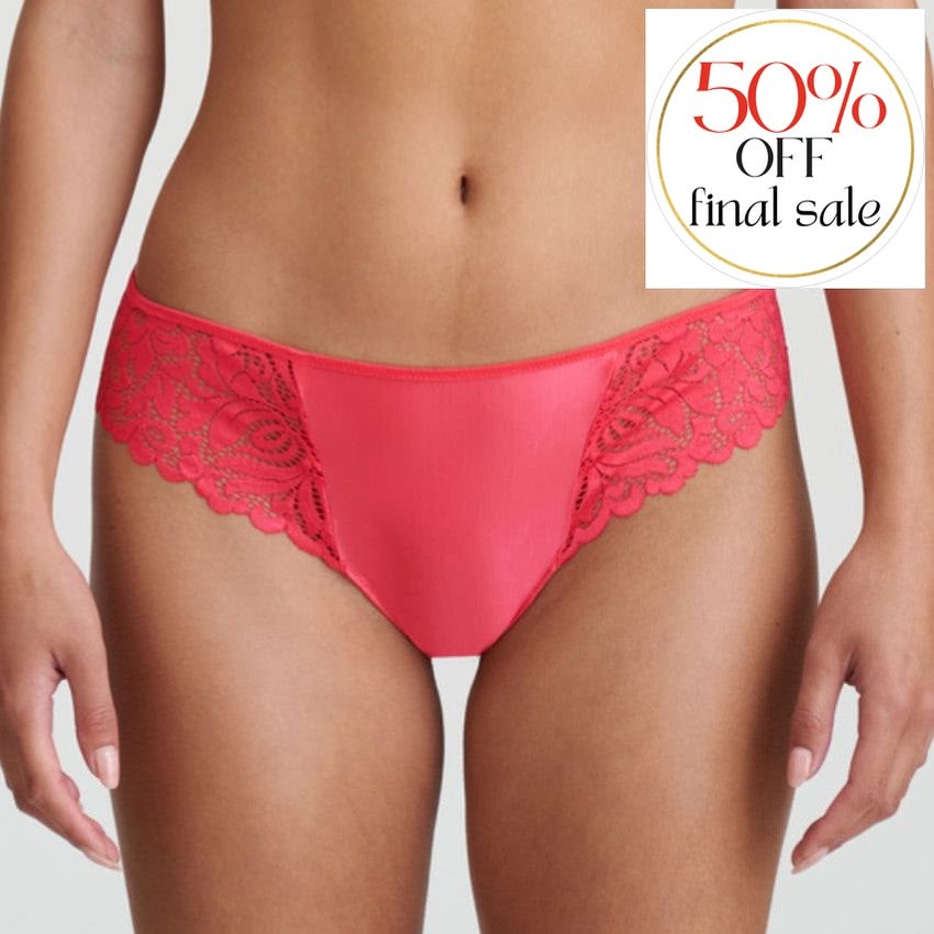 Marie Jo Elis Thong in Spicy Berry 0602500-Panties-Marie Jo-Spicy Berry-XSmall-Anna Bella Fine Lingerie, Reveal Your Most Gorgeous Self!
