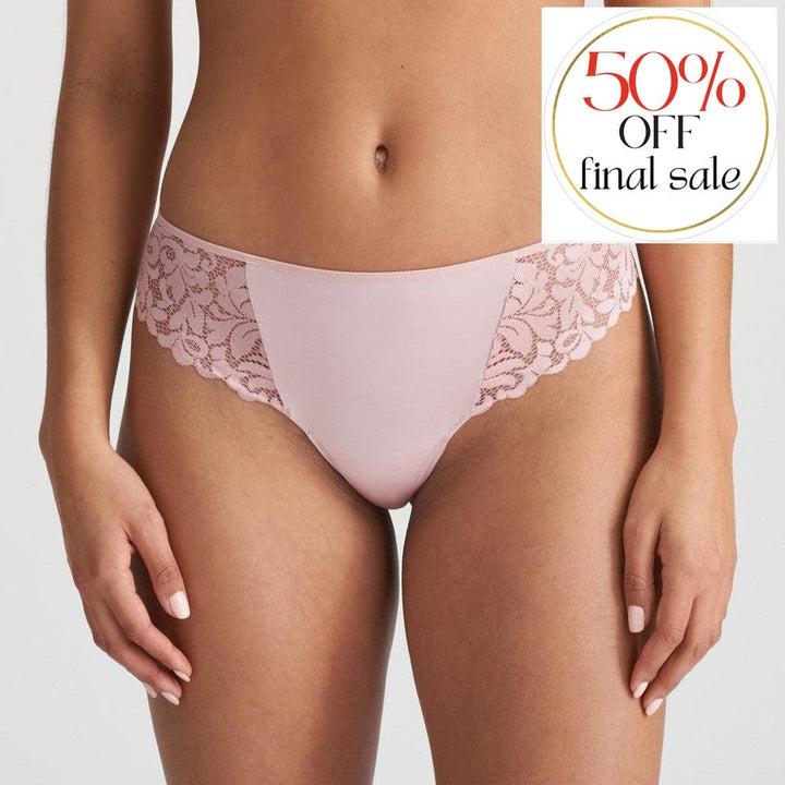 Marie Jo Elis Thong in Vintage Pink 0602500-Panties-Marie Jo-Vintage Pink-XSmall-Anna Bella Fine Lingerie, Reveal Your Most Gorgeous Self!
