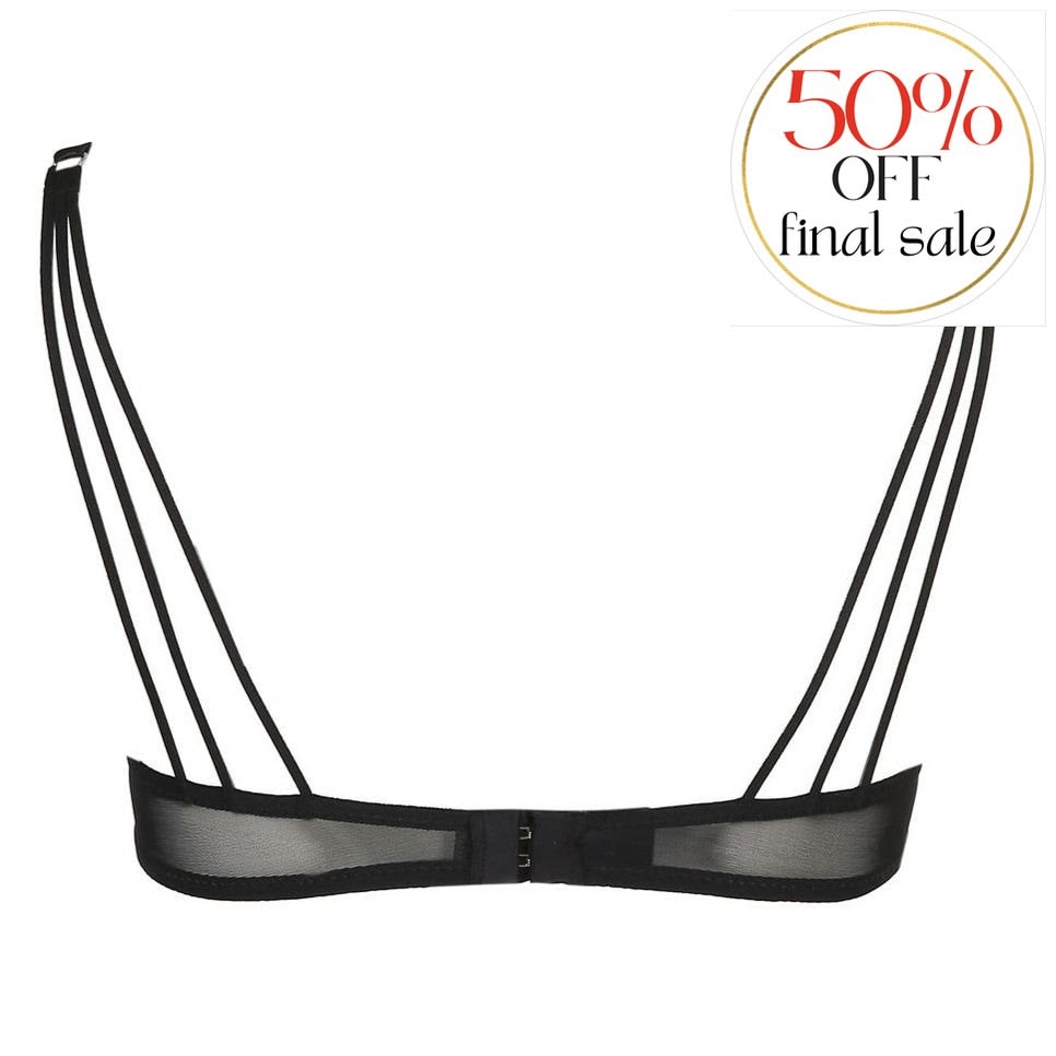 Marie Jo Gloria Deep Plunge Bra 0102470-Bras-Marie Jo-Black-32-B-Anna Bella Fine Lingerie, Reveal Your Most Gorgeous Self!