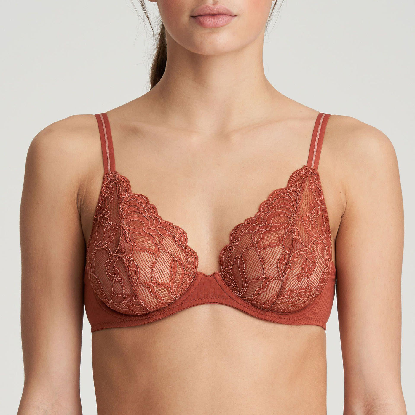 Marie Jo Helmut Full Cup Wire Bra 0121990-Anna Bella Fine Lingerie-Cinnamon-32-B