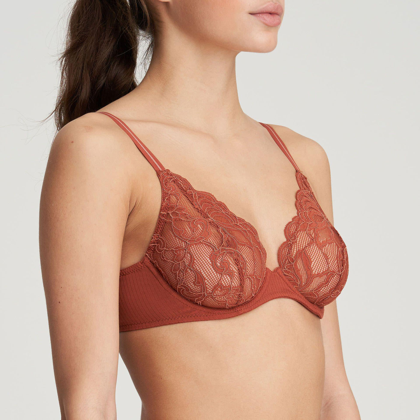 Marie Jo Helmut Full Cup Wire Bra 0121990-Anna Bella Fine Lingerie-Cinnamon-32-B