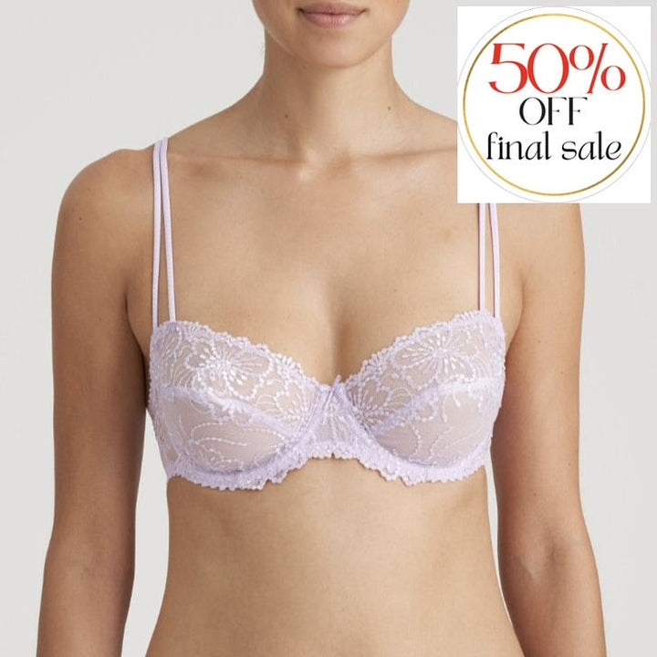 Marie Jo Jane Balcony Bra in Pastel Lavender 0101332PTL-Bras-Marie Jo-Pastel Lavender-32-C-Anna Bella Fine Lingerie, Reveal Your Most Gorgeous Self!