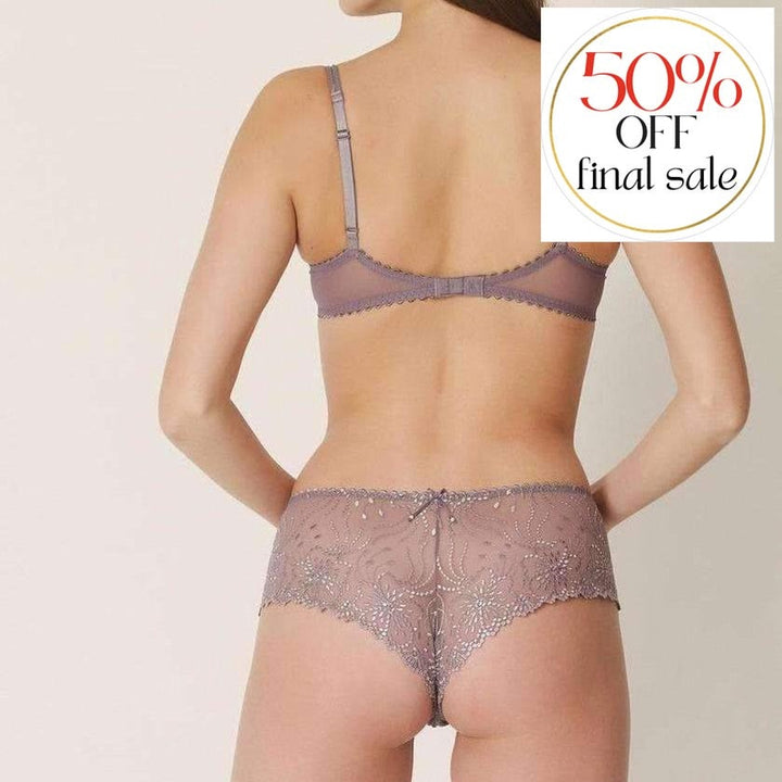 Marie Jo Jane Luxury Thong 0601331-Panties-Marie Jo-Iced Coffee-Small-Anna Bella Fine Lingerie, Reveal Your Most Gorgeous Self!