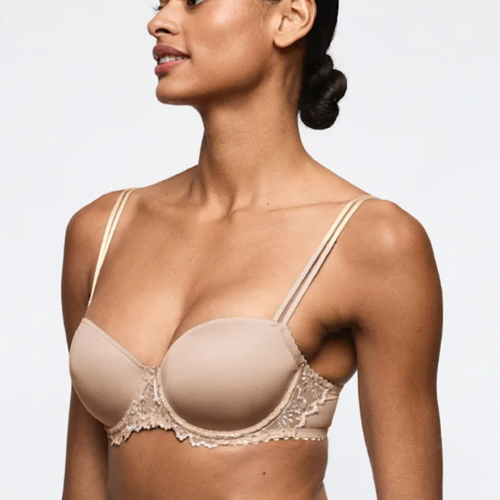 Marie Jo Jane Padded Balcony Bra in Sand 0101339-Bras-Marie Jo-Sand-30-E-Anna Bella Fine Lingerie, Reveal Your Most Gorgeous Self!