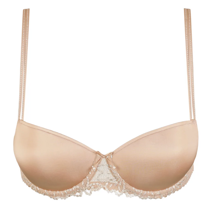 Marie Jo Jane Padded Balcony Bra in Sand 0101339-Bras-Marie Jo-Sand-30-E-Anna Bella Fine Lingerie, Reveal Your Most Gorgeous Self!
