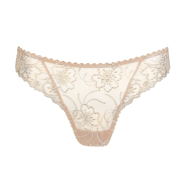 Marie Jo Jane Thong 0601330 in Sand-Panties-Marie Jo-Sand-Small-Anna Bella Fine Lingerie, Reveal Your Most Gorgeous Self!