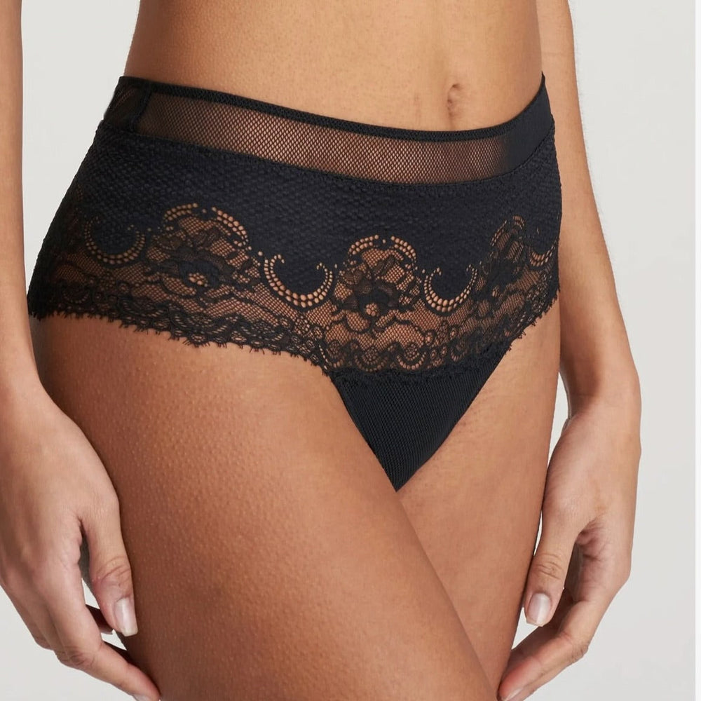 Marie Jo Junoo Hotpant Black 0502712-Panties-Marie Jo-Black-XSmall-Anna Bella Fine Lingerie, Reveal Your Most Gorgeous Self!