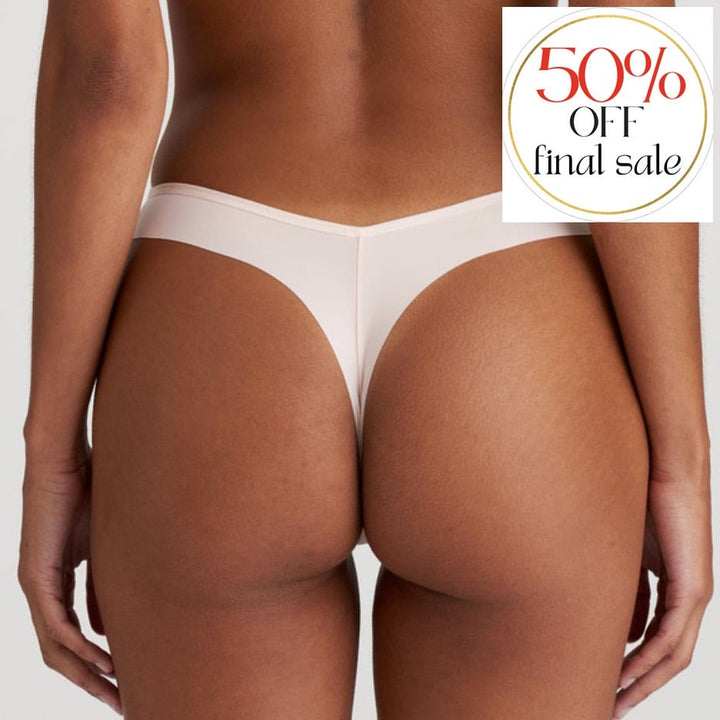 Marie Jo Leda Thong in Glossy Pink 0602520GLP-Panties-Marie Jo-Glossy Pink-XSmall-Anna Bella Fine Lingerie, Reveal Your Most Gorgeous Self!