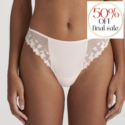 Marie Jo Leda Thong in Glossy Pink 0602520GLP-Panties-Marie Jo-Glossy Pink-XSmall-Anna Bella Fine Lingerie, Reveal Your Most Gorgeous Self!