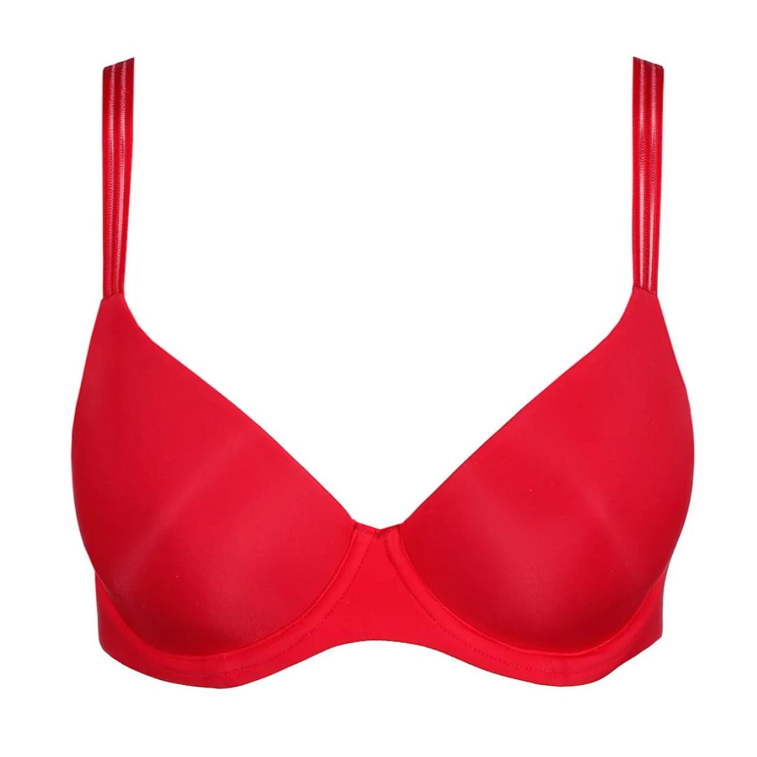 Marie Jo Louie Full Cup Bra 0122096 in True Red-Bras-Marie Jo-True Red-32-D-Anna Bella Fine Lingerie, Reveal Your Most Gorgeous Self!