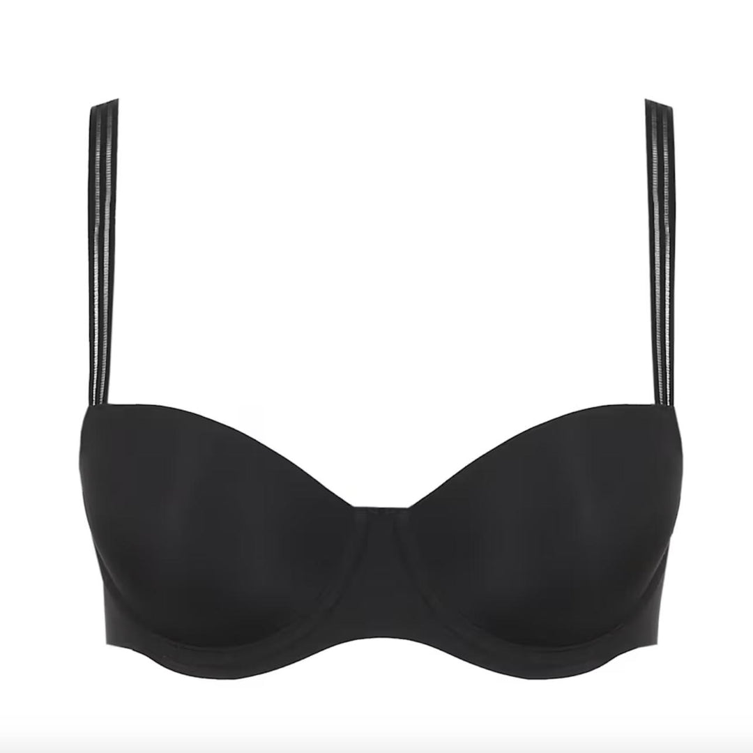 Marie Jo Louie Padded Balcony Bra 0122099 in Black-Bras-Marie Jo-Black-30-E-Anna Bella Fine Lingerie, Reveal Your Most Gorgeous Self!