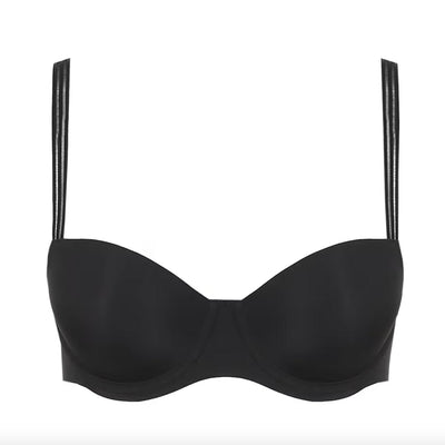 Marie Jo Louie Padded Balcony Bra 0122099 in Black-Anna Bella Fine Lingerie-Black-30-E