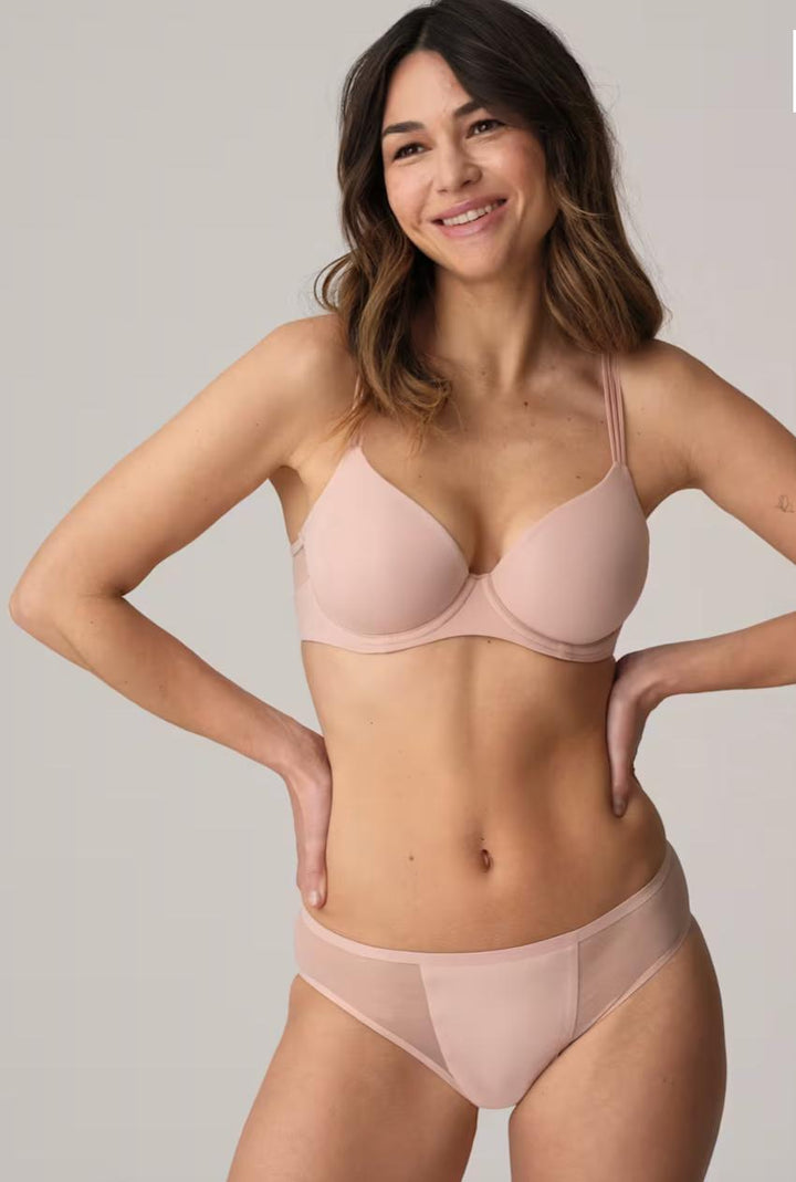 Marie Jo Louie Push Up Bra 0122097 in Powder Rose-Bras-Marie Jo-Powder Rose-32-B-Anna Bella Fine Lingerie, Reveal Your Most Gorgeous Self!