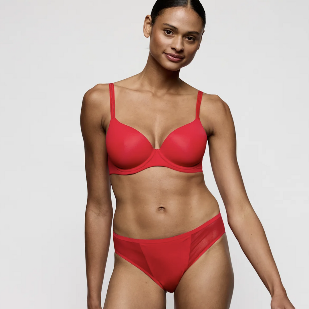 Marie Jo Louie Rio Briefs 0522090 in True Red-Panties-Marie Jo-True Red-Small-Anna Bella Fine Lingerie, Reveal Your Most Gorgeous Self!