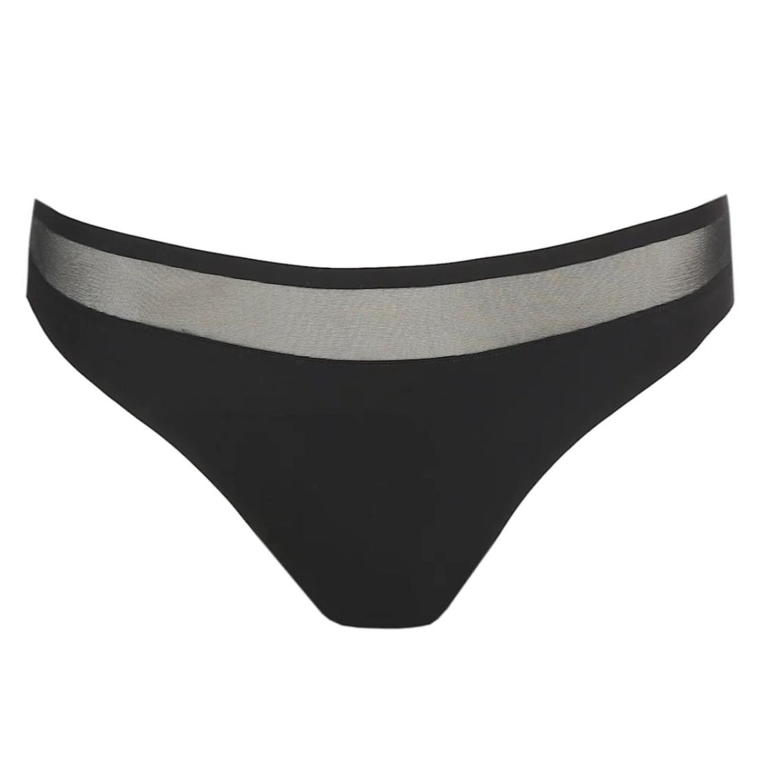 Marie Jo Louie Thong 0622090 in Black-Panties-Marie Jo-Black-Small-Anna Bella Fine Lingerie, Reveal Your Most Gorgeous Self!