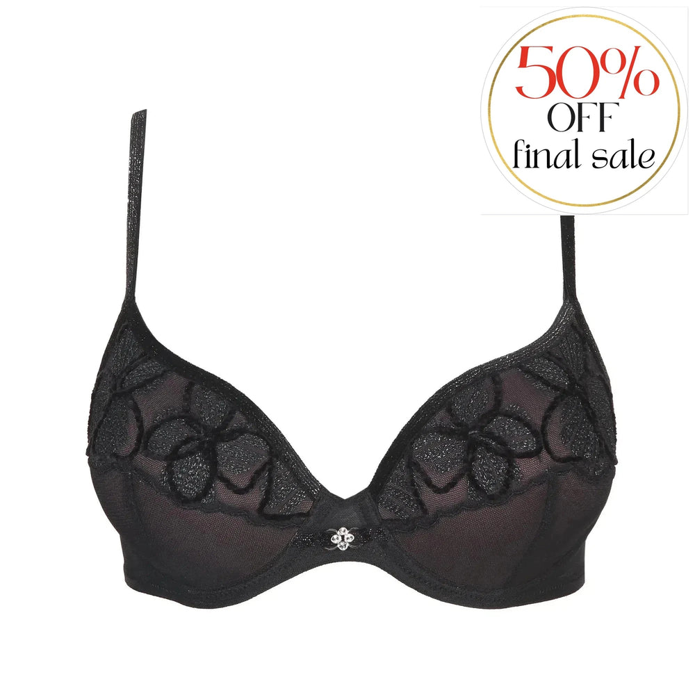 Marie Jo Lous Padded Bra Heartshape Bra 0102656-Bras-Marie Jo-Black-32-B-Anna Bella Fine Lingerie, Reveal Your Most Gorgeous Self!