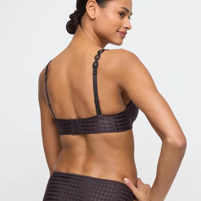 Marie Jo Padded Heart Shaped Bra 0200416 in Sweet Chocolate-Anna Bella Fine Lingerie-Sweet Chocolate-30-D