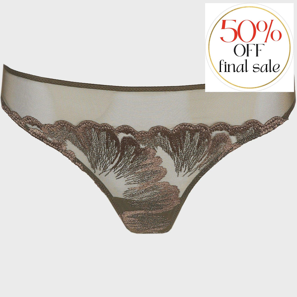 Marie Jo Phoebe Rio Brief 0502450-Panties-Marie Jo-Olive Green-XSmall-Anna Bella Fine Lingerie, Reveal Your Most Gorgeous Self!