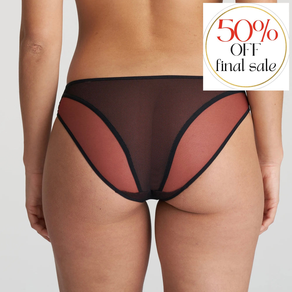 Marie Jo Rio Brief Fezz Italian Brown 0522320-Panties-Marie Jo-Italian Brown-XSmall-Anna Bella Fine Lingerie, Reveal Your Most Gorgeous Self!