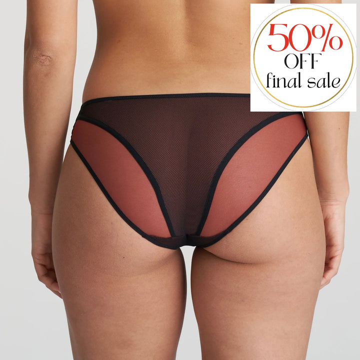 Marie Jo Rio Brief Fezz Italian Brown 0522320-Panties-Marie Jo-Italian Brown-XSmall-Anna Bella Fine Lingerie, Reveal Your Most Gorgeous Self!