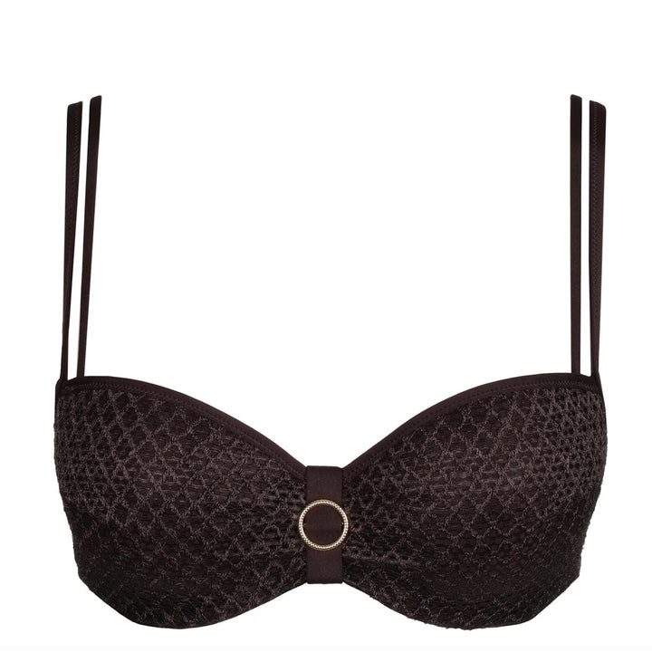 Marie Jo Swim Tomar Padded Bikini Top 1007819-Swimwear-Marie Jo-Earth-32-C-Anna Bella Fine Lingerie, Reveal Your Most Gorgeous Self!